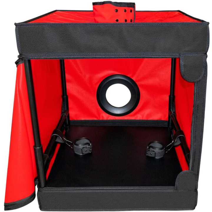 Secret Dome - Kink Club Cabina Bukkake Preto e Vermelho