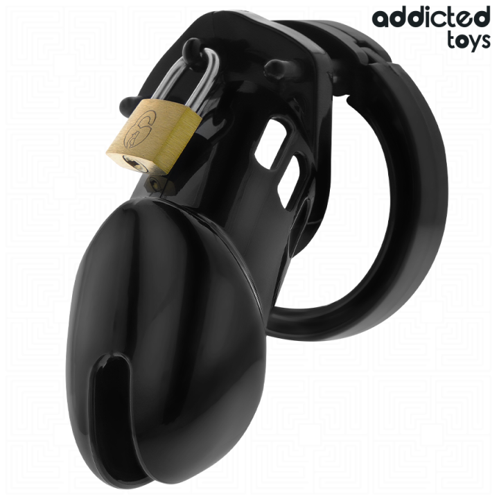 Addicted Toys Locked - Obsidian Hold Peniskäfig Grösse m