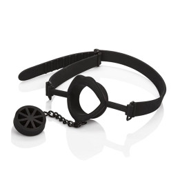 Calexotics - Scandal Gag z Czarnym Silikonowym Zatyczką