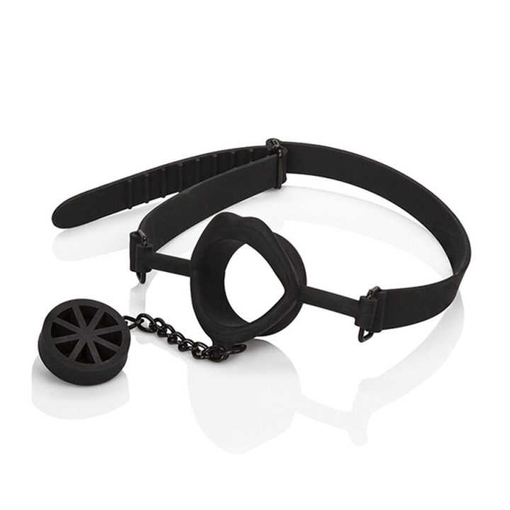 Calexotics - Scandal Mordaça Com Plug de Silicone Preto