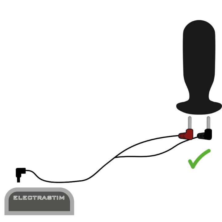 Electrastim - Kable Stymulacyjne 90 Stopni