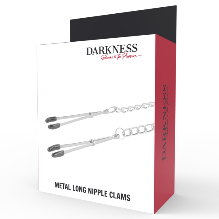 Darkness - Morsetti Per Capezzoli in Metallo Regolabili