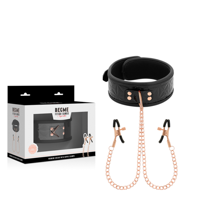 Begme - Black Edition Colar Com Clamps de Bico