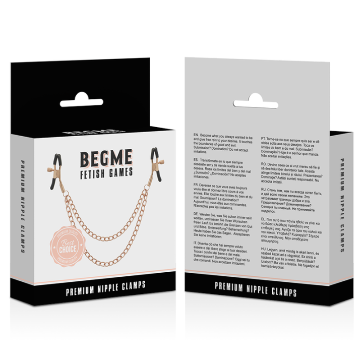 Begme - Black Edition Premium Pinze Per Capezzoli