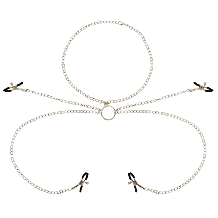 Ohmama Fetisch 4 Nippelklemmen Mit Kette