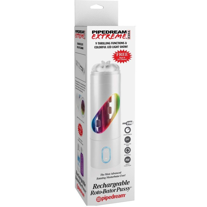 Extreme Toyz - Roto Bator Usb Masturbador Vagina Masculino