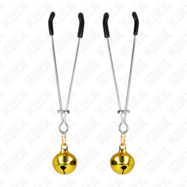 Kink - Pinças de Bino Finas Ouro 7 cm