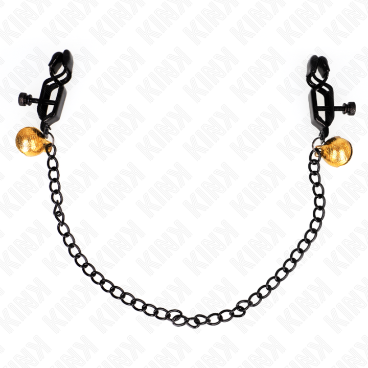 Kink - Pinças de Cadeia Plana e Sino Prata 30 cm