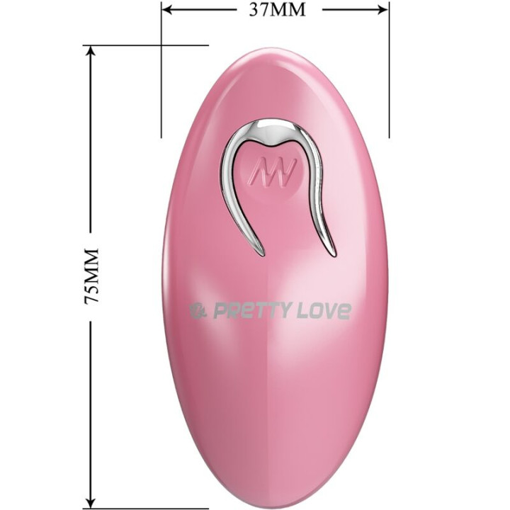 Pretty Love - Pinces à Tétons Cailey 10 Vibrations Télécommande Rose