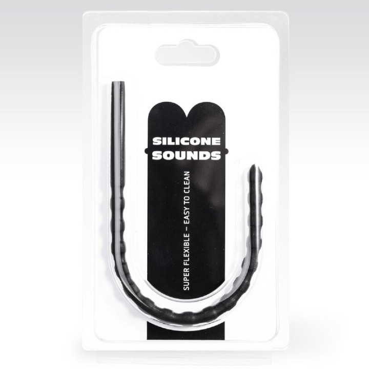 All Black - 8/10 mm Silicone Urethral Probe