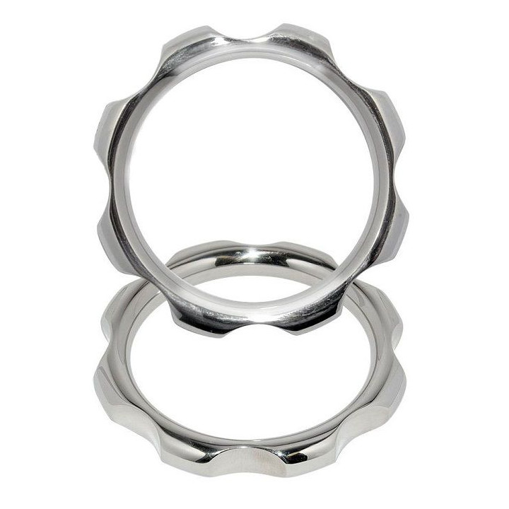 Metal Hard - Anneau de Torque en Pour Pénis et Testicules 50mm