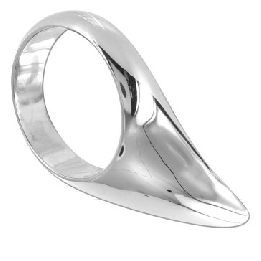 Metal Hard - Cock Teardrop 50mm