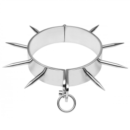 Metal Hard - Collare Schiavo Bdsm Con Punti