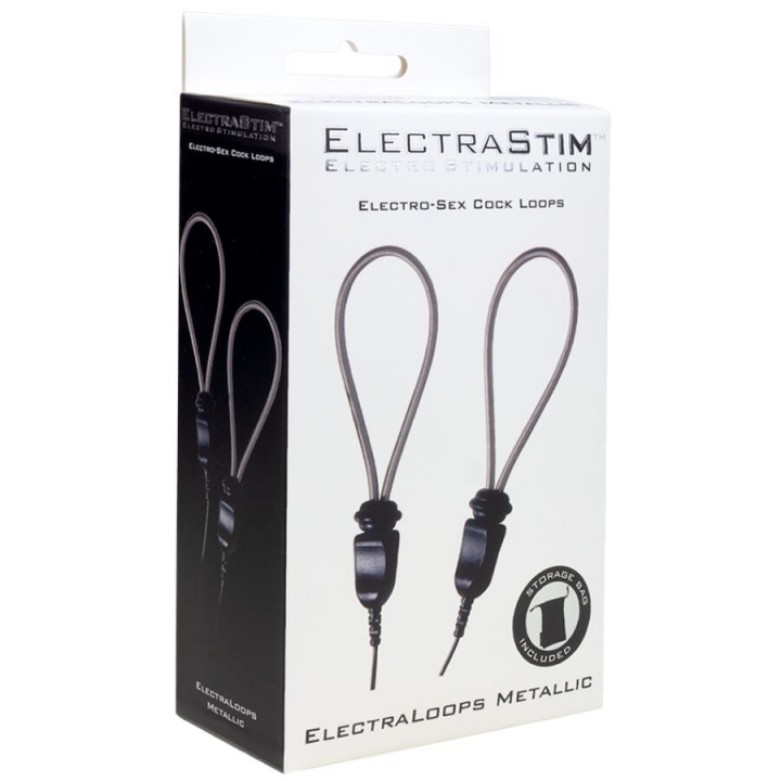 Electrastim - Electraloops e-Stim Anelli Per Pene in Metallo Regolabili