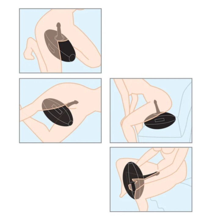 Fetish Fantasy Series - Body Dock Sfera Dell'Amore Gonfiabile Con Dildo Nero 41,9 cm