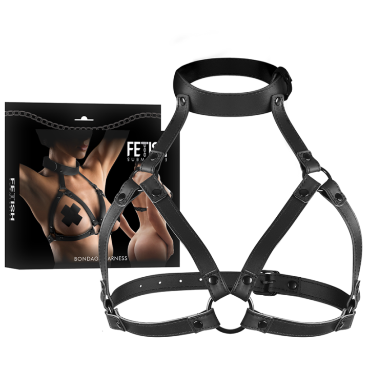 Fetish Submissive Bondage - Imbracatura Torace Regolabile