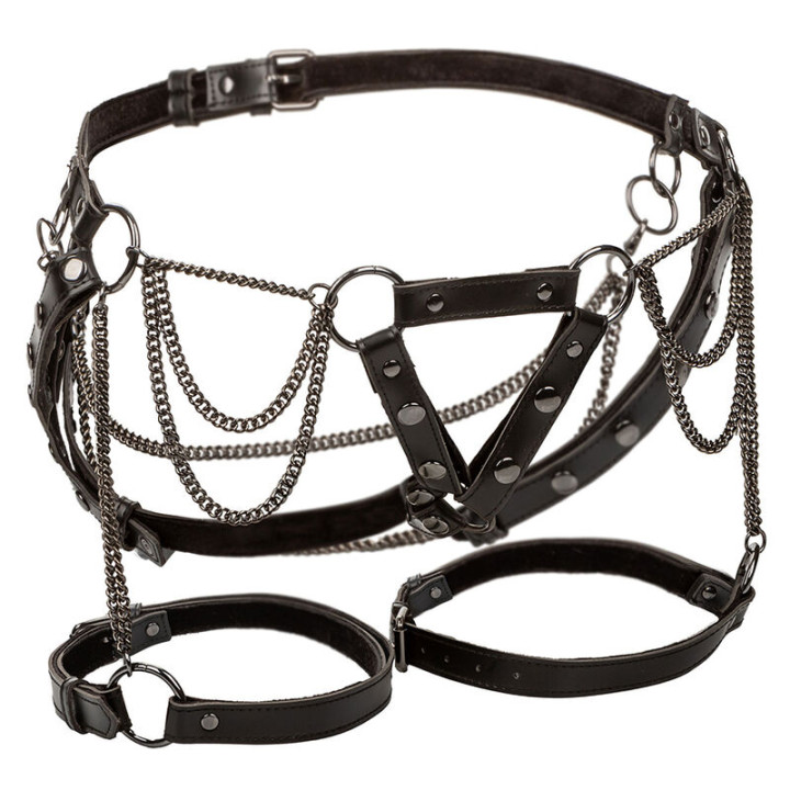 Calexotics - Euphoria Arnés de Muslo Con Cadenas Premium