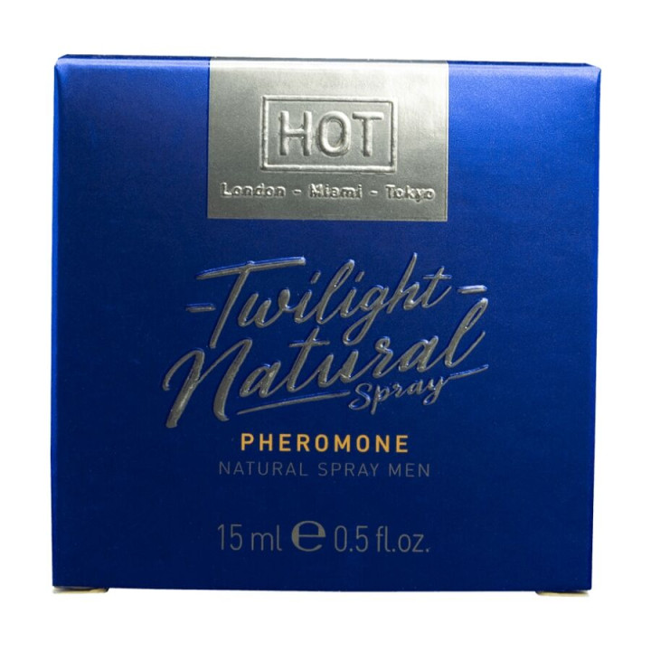 Hot - Twilight Natural Con Feromonas Hombre 15 ml