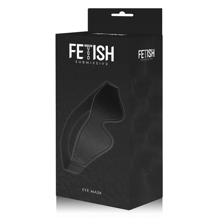 Fetish Submissive - Mscara de Couro Vegano Com Forro de Noprene
