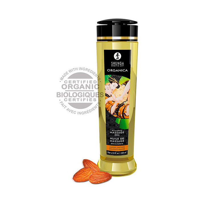 Shunga - Óleo de Massagem de Amêndoas Orgânico 240 ml