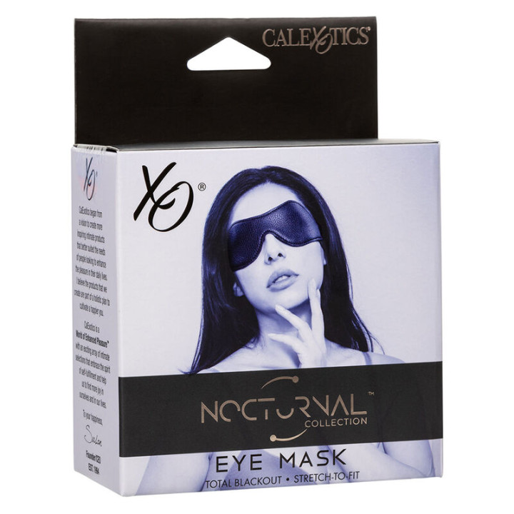 Calexotics - Nocturnal Máscara de Olhos Pvc Couro Preto