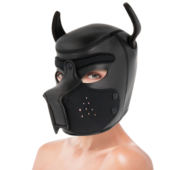 Darkness - Masque Pour Chien en Néoprène Avec Museau Amovible l