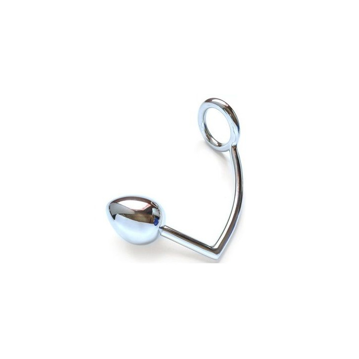 Metal Hard - Anel Com Gancho Anal 45mm