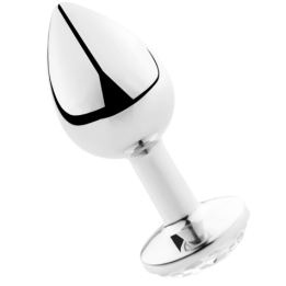 Secretplay - Plug Anale Trasparente Alluminio 7cm