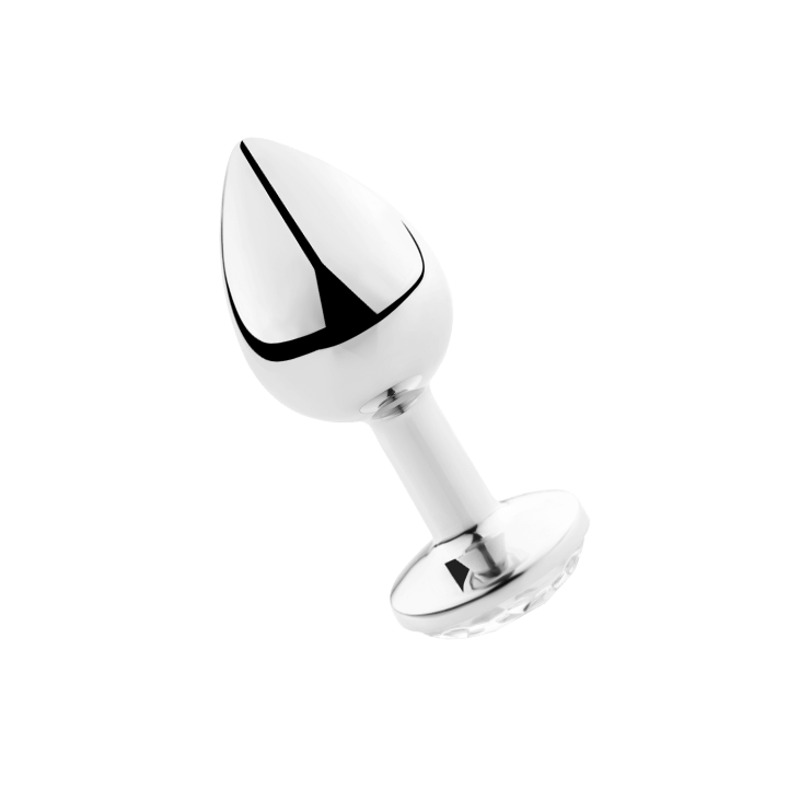 Secretplay - Analplug Aus Transparentem Aluminium, 8 cm