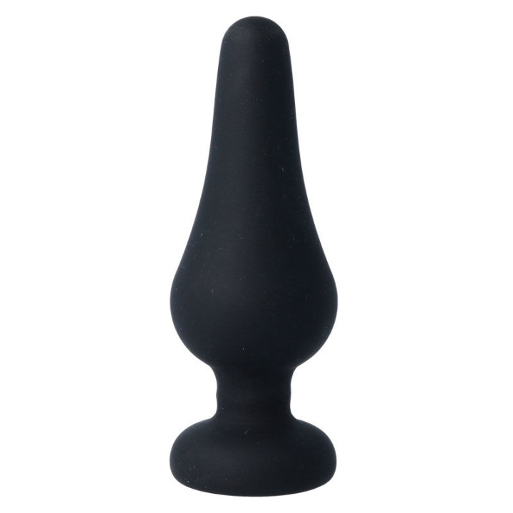 Intense - Korek Analny Pipo l Czarny Silikon 13 cm