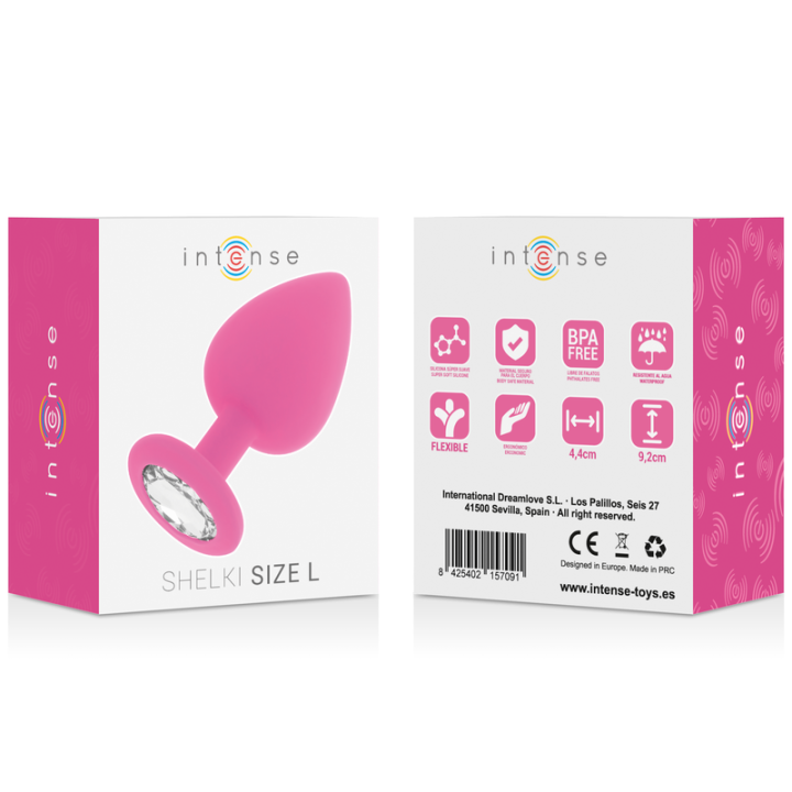 Intense - Shelki l Plug Anal Fuksja