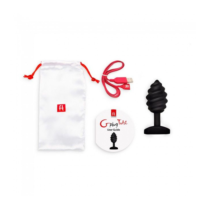 G-Vibe - Gplug Twist Avec Vibration Noir