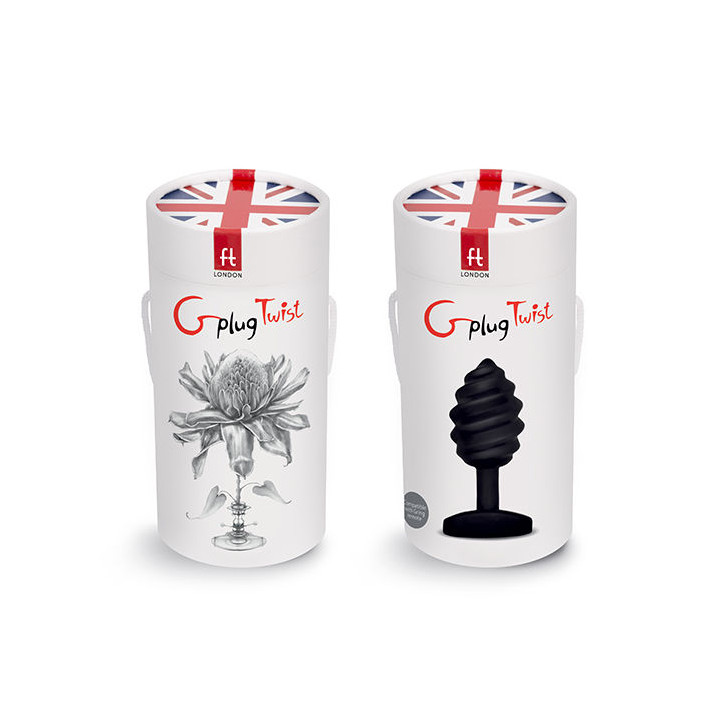 G-Vibe - Gplug Twist With Vibration Black