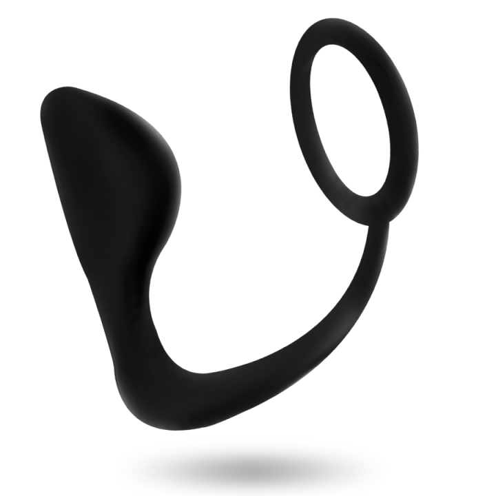 Addicted Toys - Anal Plug With Black Penis Ring