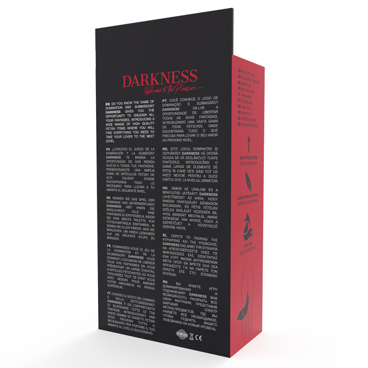 Darkness - Plug Anale in Silicone Con Coda Grigia