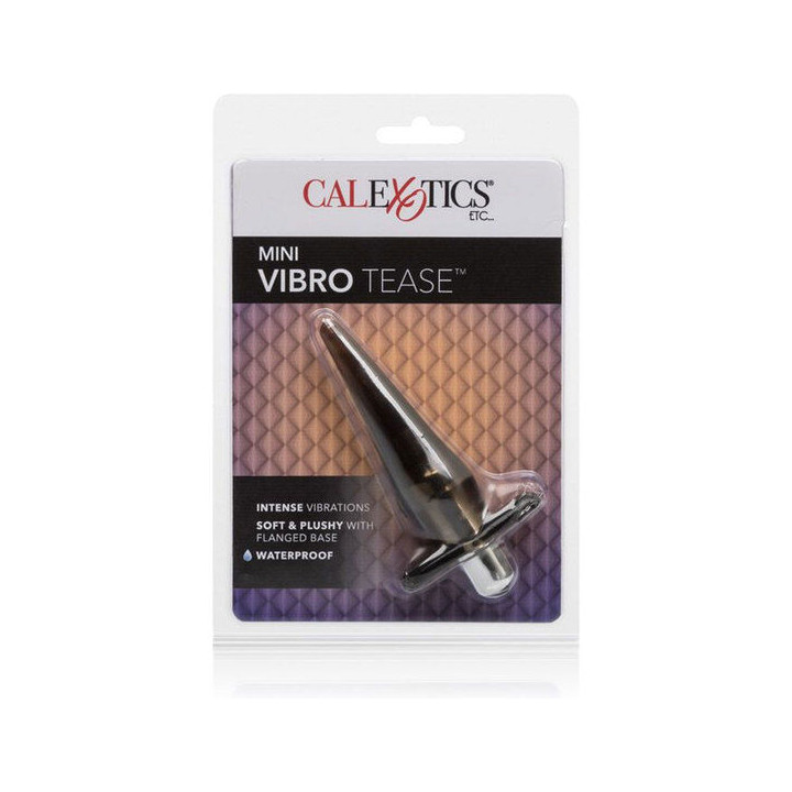 Calexotics - Plug Mini Vibro Tease Vibrador Negro