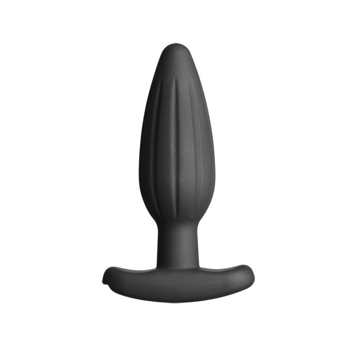 Electrastim - Silikon Schwarz Rocker Butt Plug Mittel