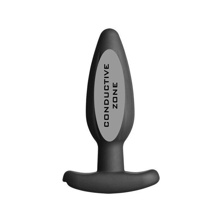 Electrastim - Silikon Schwarz Rocker Butt Plug Mittel