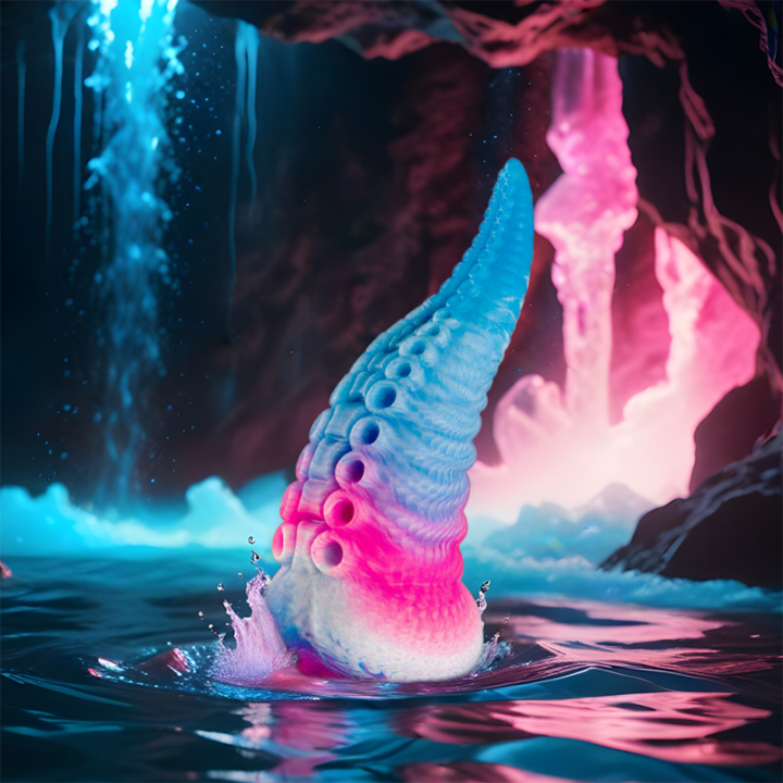 Epic - Dildo de Tentáculo Azul Phorcys Tamanho Pequeno