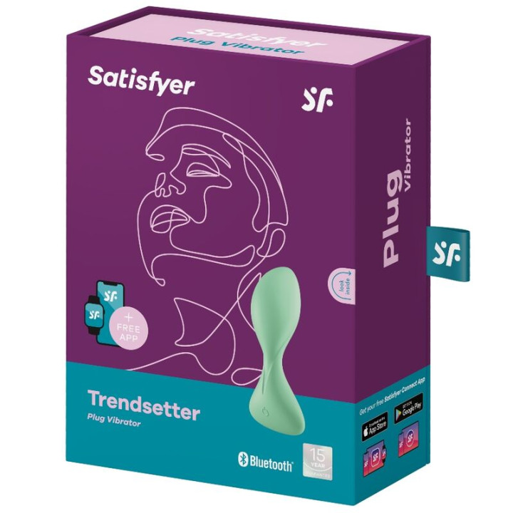 Satisfyer - Application de Plug Vibrant Trendsetter Vert