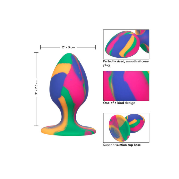 Calexotics - Cheeky Moyen Tie-Dye Plug Anal