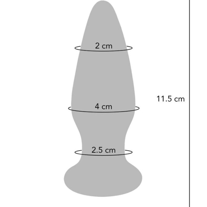 Toyjoy - The Shining Buttplug in Vetro Vibrante