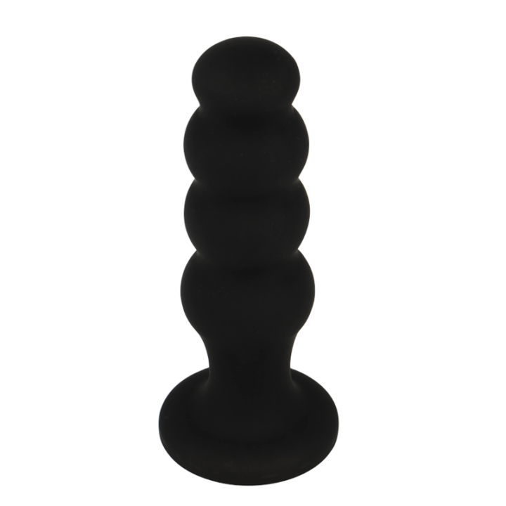 Black&Silver - Plug Anal de Silicone Scott Premium Preto