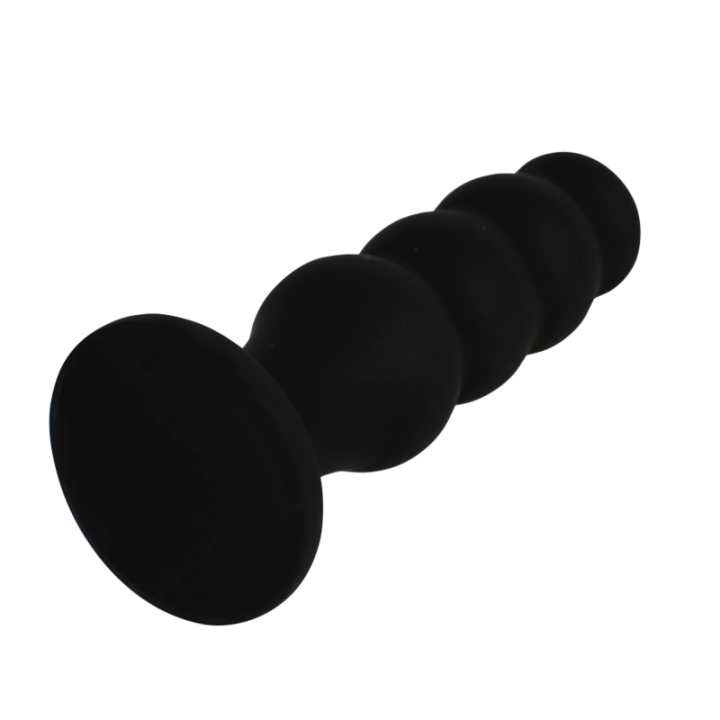 Black&Silver - Plug Anal de Silicone Scott Premium Preto