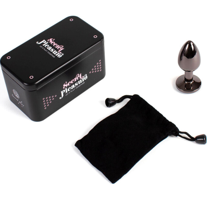 Secretplay - Butt Plug Gunmetal Taglia Piccola 7 cm