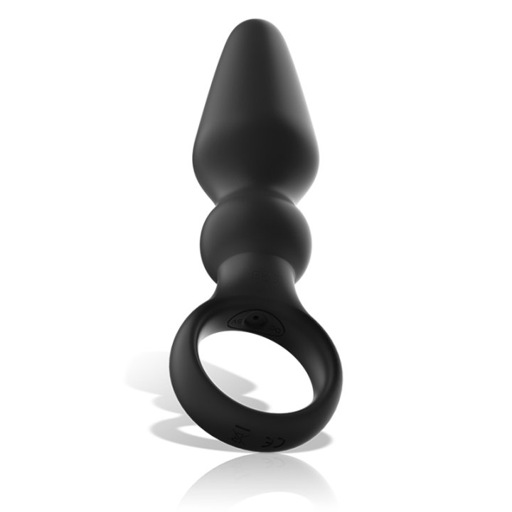 Black&Silver - Puissant Plug Anal en Silicone Ozzy
