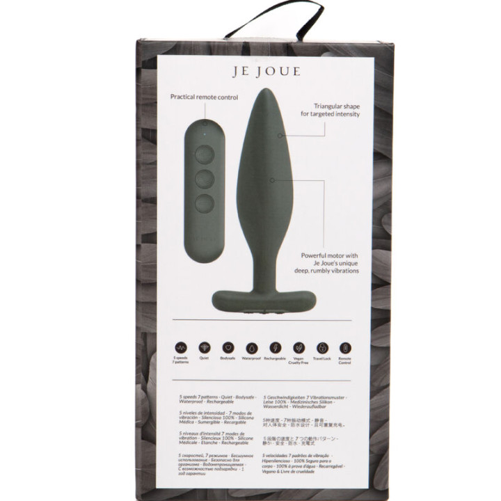 Je Joue - Vibrateur Anal Egon Plug Noir
