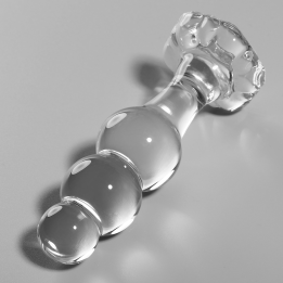 Nebula Series by Ibiza - Model 1 Anal Plug Borosilicate Glass Clear 10.5 cm -o- 3 cm