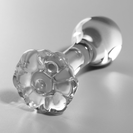 Nebula Series by Ibiza - Plug Anal Modèle 2 Verre Borosilicate Clair 11 cm -o- 3.5 cm