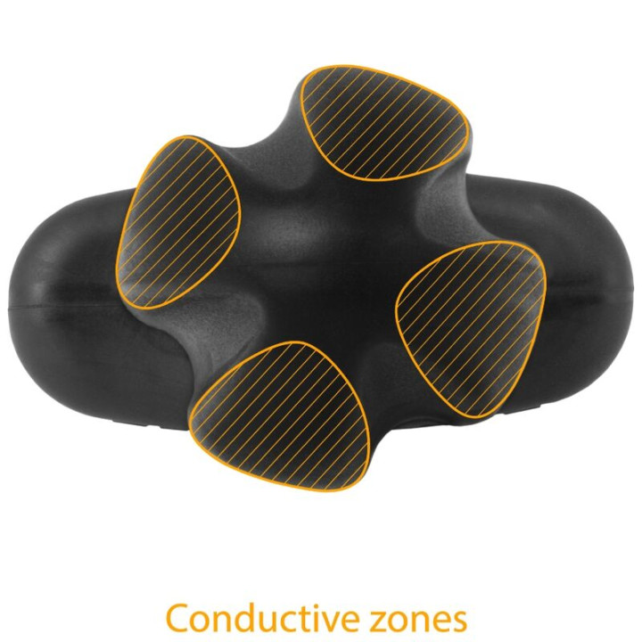 Electrastim - Plug Anal Tartare Quadripolar Silicone Noir